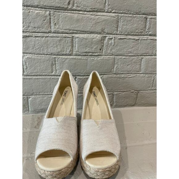 TOMS Michelle Wedge Pump NWOT 11 - Picture 4 of 9